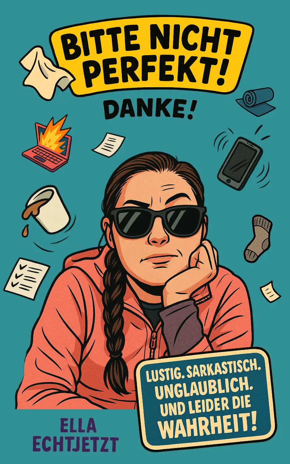 Bücher für Erwachsene mit Humor, Ella Echtjetzt - sarkastisch, ironisch, echt!